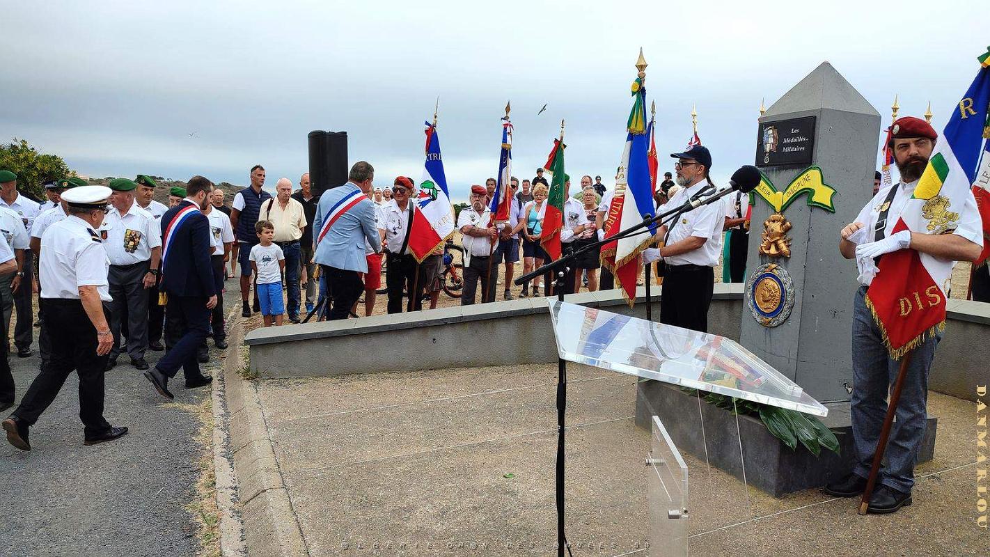 1 Cap Agde - 15 Aout 2023 -  Stele Medailles Militaires - Anniversaire 60 ans (41).jpg